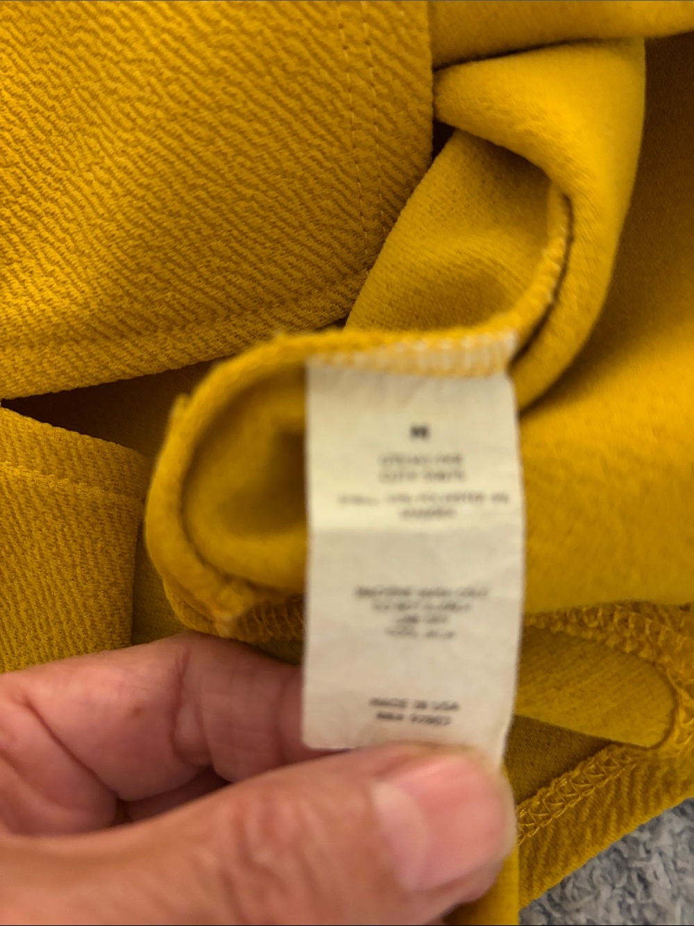 Green Envelope Mustard Textured Boatneck Long Sleeve Top - Picture 8 of 13